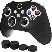 YONO Grip Skin adapté pour manette Xbox - Étui en Siliconen - Étui avec vignettes pour joystick de déclenchement - Zwart