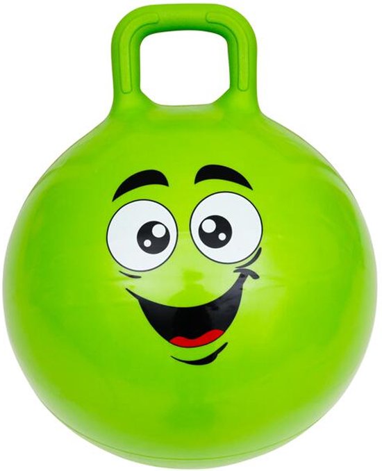 Foto: Skippybal speelgoed kinderen 45 cm hopper ball jongens meisjes groen rheme