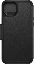 OtterBox Strada iPhone 15 Plus Hoesje MagSafe Book Case Leer Zwart
