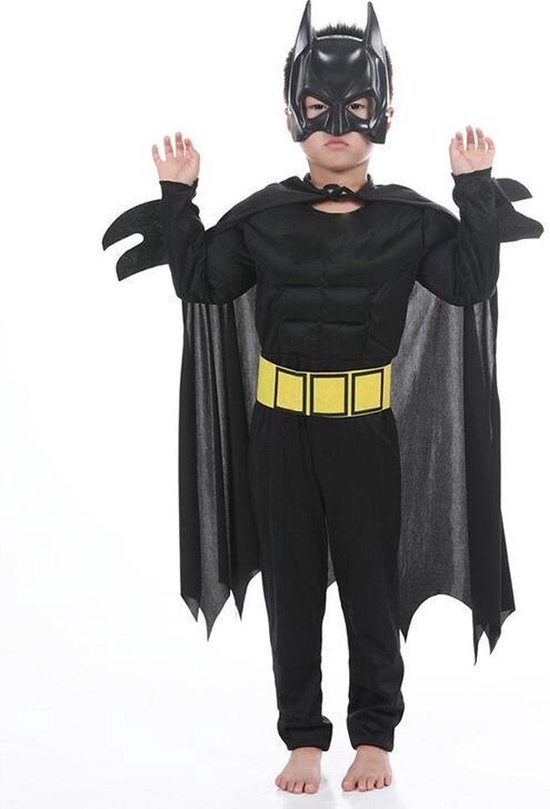 WiseGoods - Vleermuis Kostuum Kind - Masker en Cape