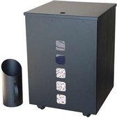 Pelletbak H555 zwart met schep