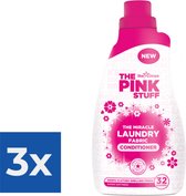 The Pink Stuff The Miracle Wasverzachter 960 ml - Voordeelverpakking 3 stuks