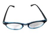 Bril zonder sterkte, neutrale bril, doorzichtig glas, beschermende of modieuze bril.