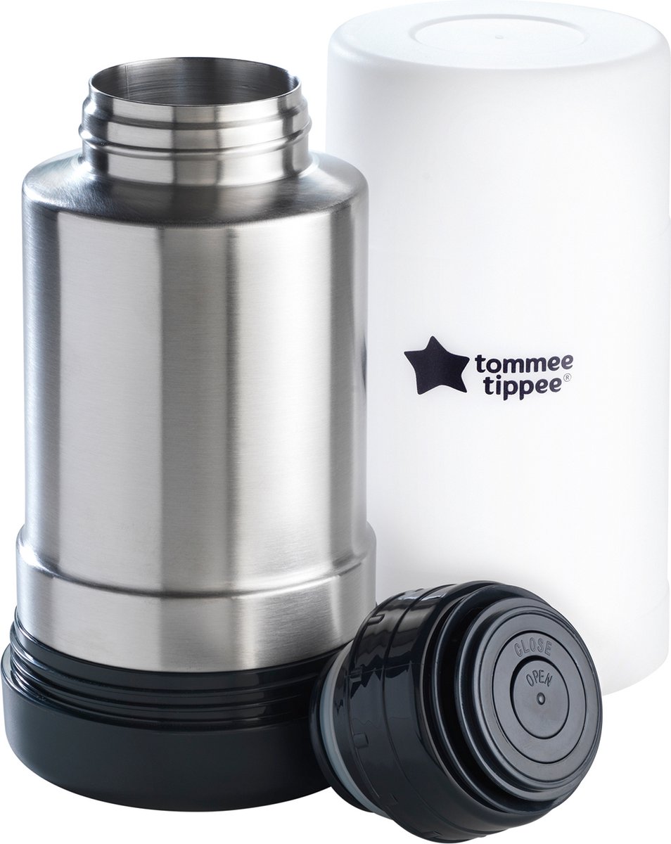 Goedkoopste Tommee Tippee Closer to Nature - draagbare flessen en voedselverwarmer - ideaal voor op reis - thermisch geïsoleerd - roestvrij staal met lekvrij deksel