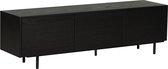Bronx71® Tv-meubel Thomas zwart eiken 150 cm