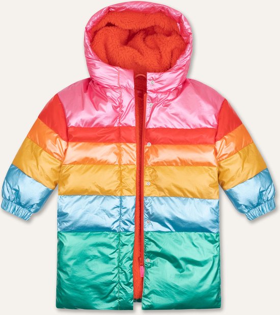 Colorado coat 31 Solid multicolor rainbow Pink: 92/2yr