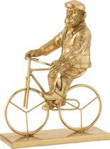 J-Line Aap Fiets Poly Goud Small