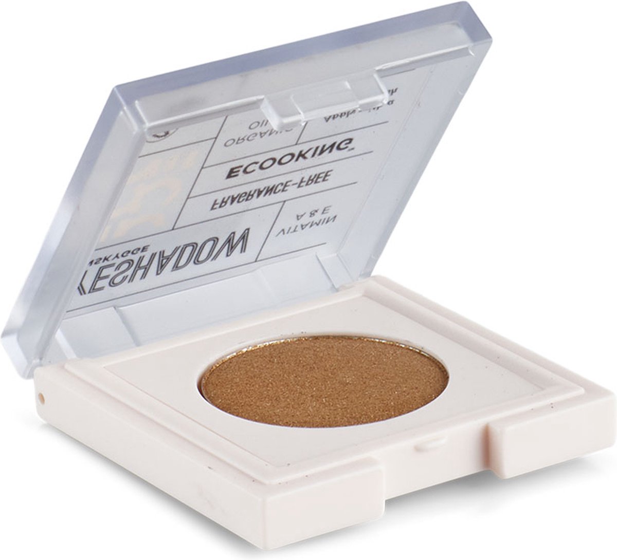 Ecooking Oogschaduw 08 Golden – Intense Gouden Kleur met Natuurlijke Finish – Langhoudende & Vegan Oogmake-up – Geschikt voor Gevoelige Ogen – Duurzaam Verpakt – Creëer Natuurlijke of Dramatische Looks – Clean Beauty Oogschaduw