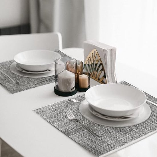 Placemats Set van 4 hittebestendige placemats voor eettafel, Galaxy