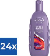 Andrélon Intense Shampoo - Care & Repair 300 ml - Voordeelverpakking 24 stuks