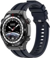 Bracelet en Siliconen universel Smartwatch 22MM avec fermoir à boucle Blauw