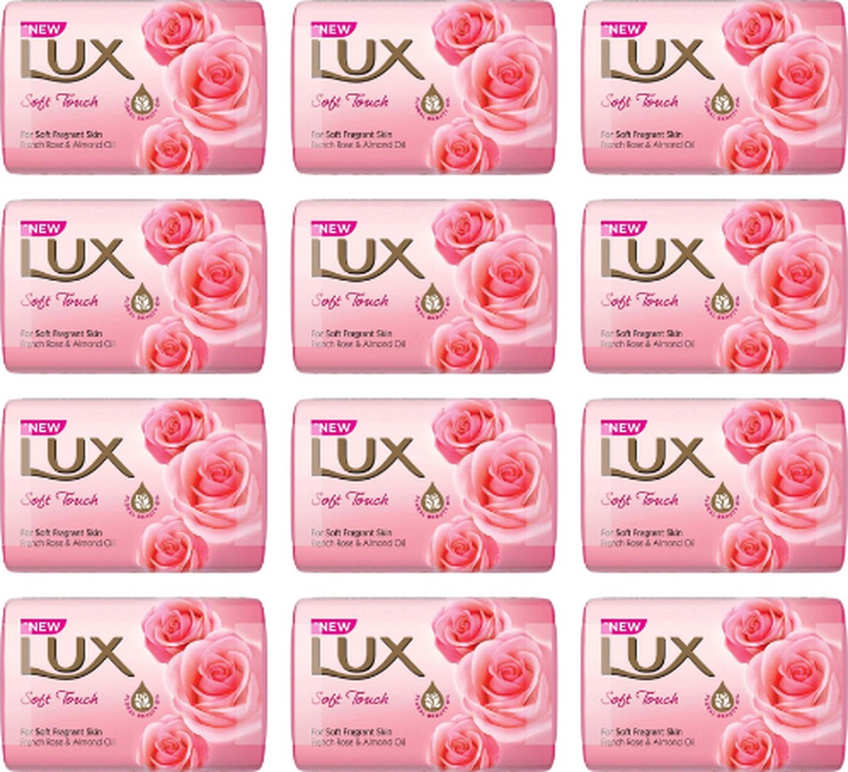 LUX Soft Touch Bar Soap - 12 x 80 g