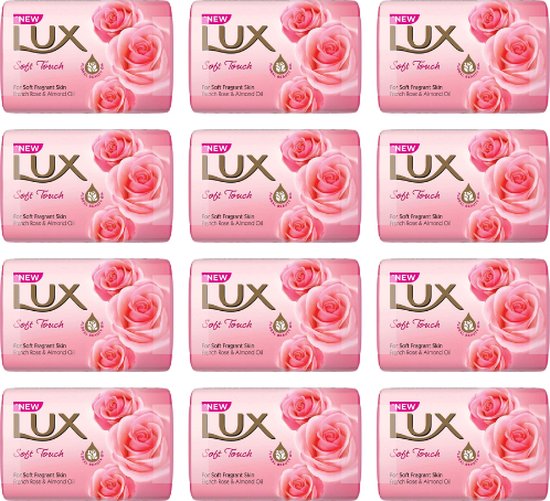 LUX Soft Touch Bar Soap 12 x 80 g bol