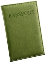 Knaak Leren Paspoorthouder - Paspoort Hoesje - Cover - Groen