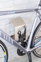 Pedalclip fietsstandaard | Fiets muurbeugel | Muuranker slot | Wandanker fiets | Veilig fiets parkeren | Aluminium