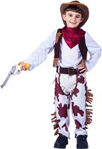Costume de cowboy enfant - Vêtement de cowboy - Déguisements - Costume de carnaval - Garçon - 7 à 9 ans