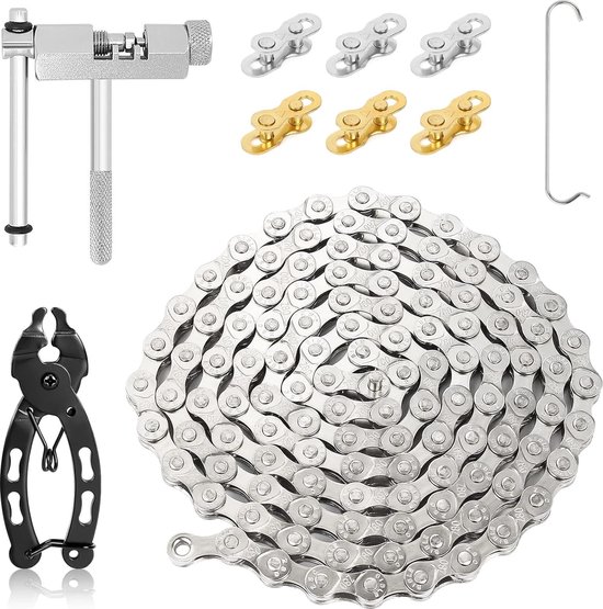 Catena SRAM PC 870 6/7/8 Velocità Con PowerLink - 114 Maglie - 1/2 X 3/32