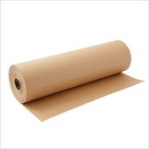 Rol Bruin Kraft Papier - Verpakpapier - Inpakpapier - 70 cm x 250 meter - 55 grams - Natuurlijke Verpakking