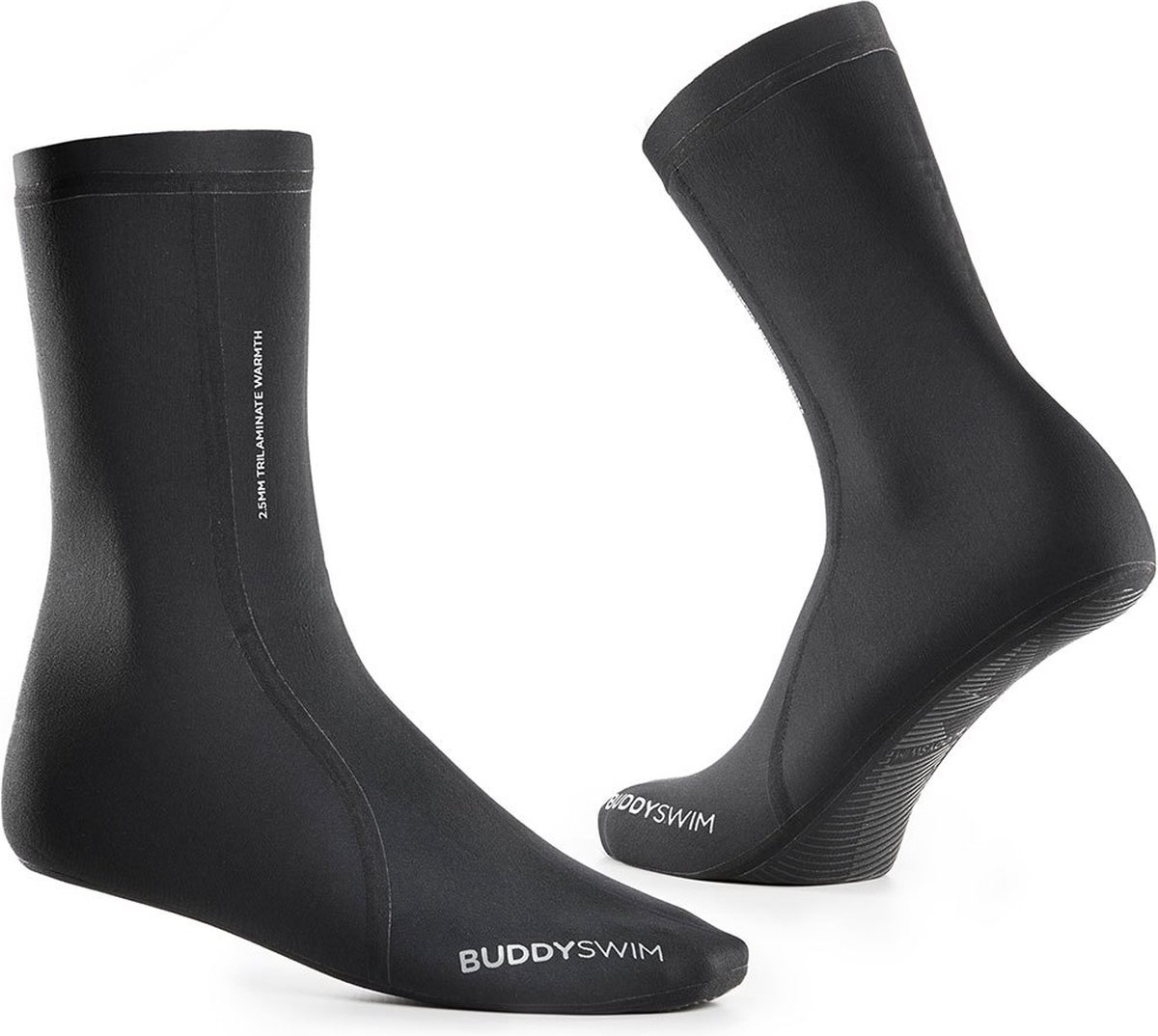 Buddyswim Trilaminate Warmth 2.5 Mm Neoprene Duikbooties Zwart EU 44-46