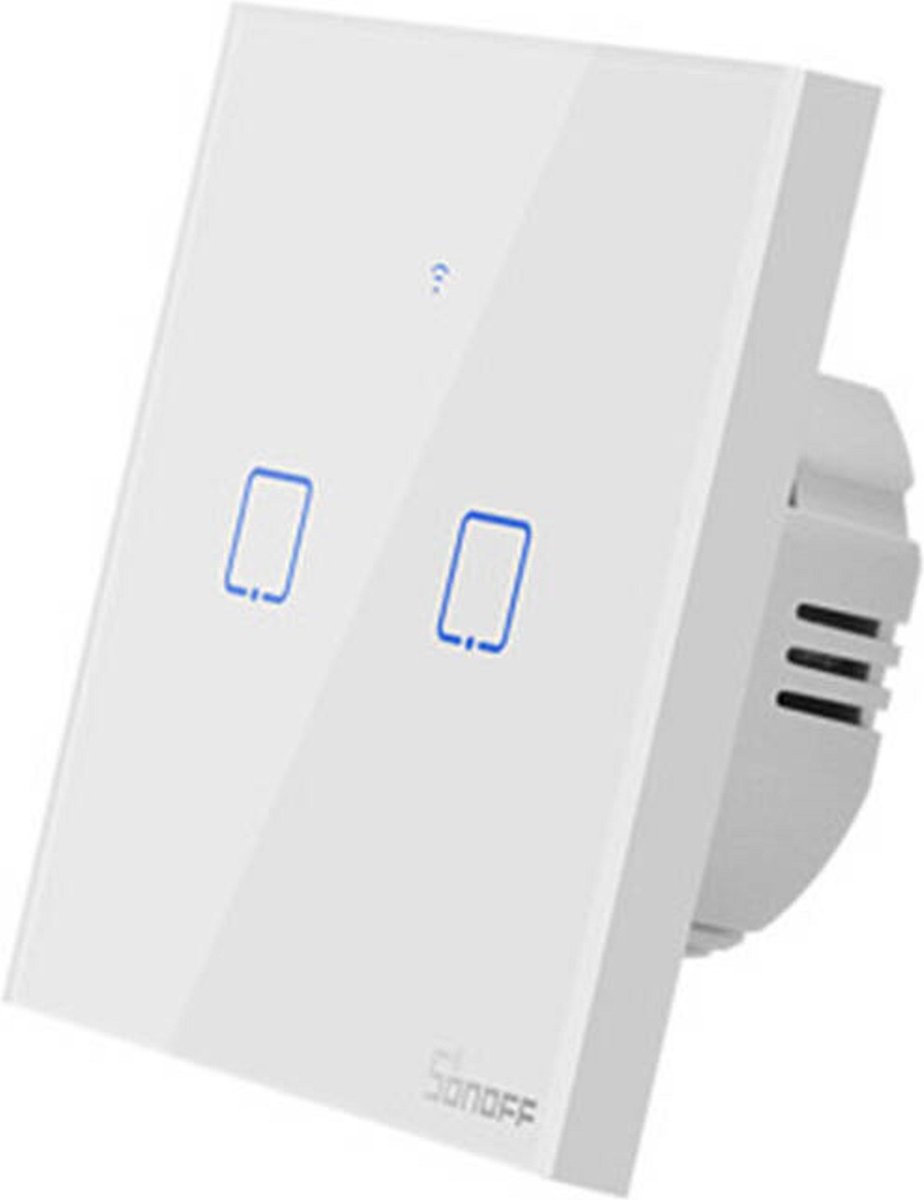 Smart Switch WiFi + RF 433 Sonoff T1 EU TX (2-kanaals)