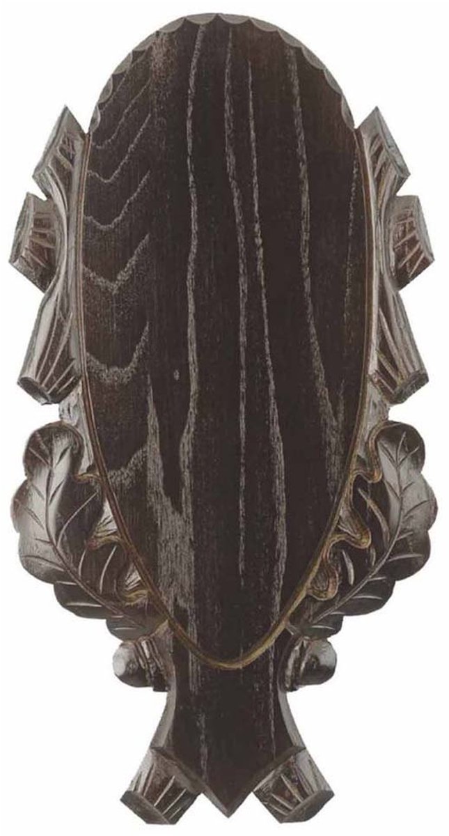 Eurohunt Gesneden Herten Eiken Trofee Plaat Bruin 45 x 20 cm