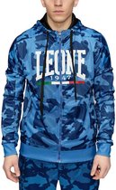 Leone1947 Ita Sweater Met Ritssluiting Blauw L Man