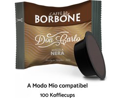 Caffè Borbone - Don Carlo Nera 100 Koffiecups - Lavazza a Modo Mio compatibel