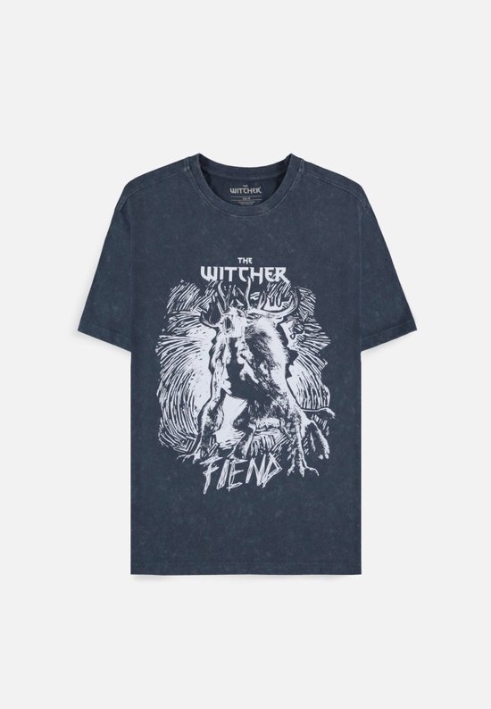The Witcher - Fiend Heren T-shirt - Blauw