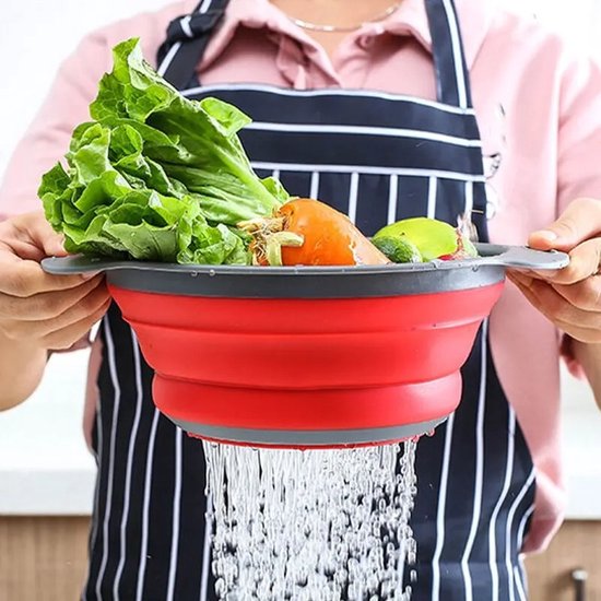 Pot Zeef Siliconen Clip-on Vergiet Multifunctionele Koken Zeef Voor Groente Noedels Kom Thuis Keuken (Willekeurige Kleur