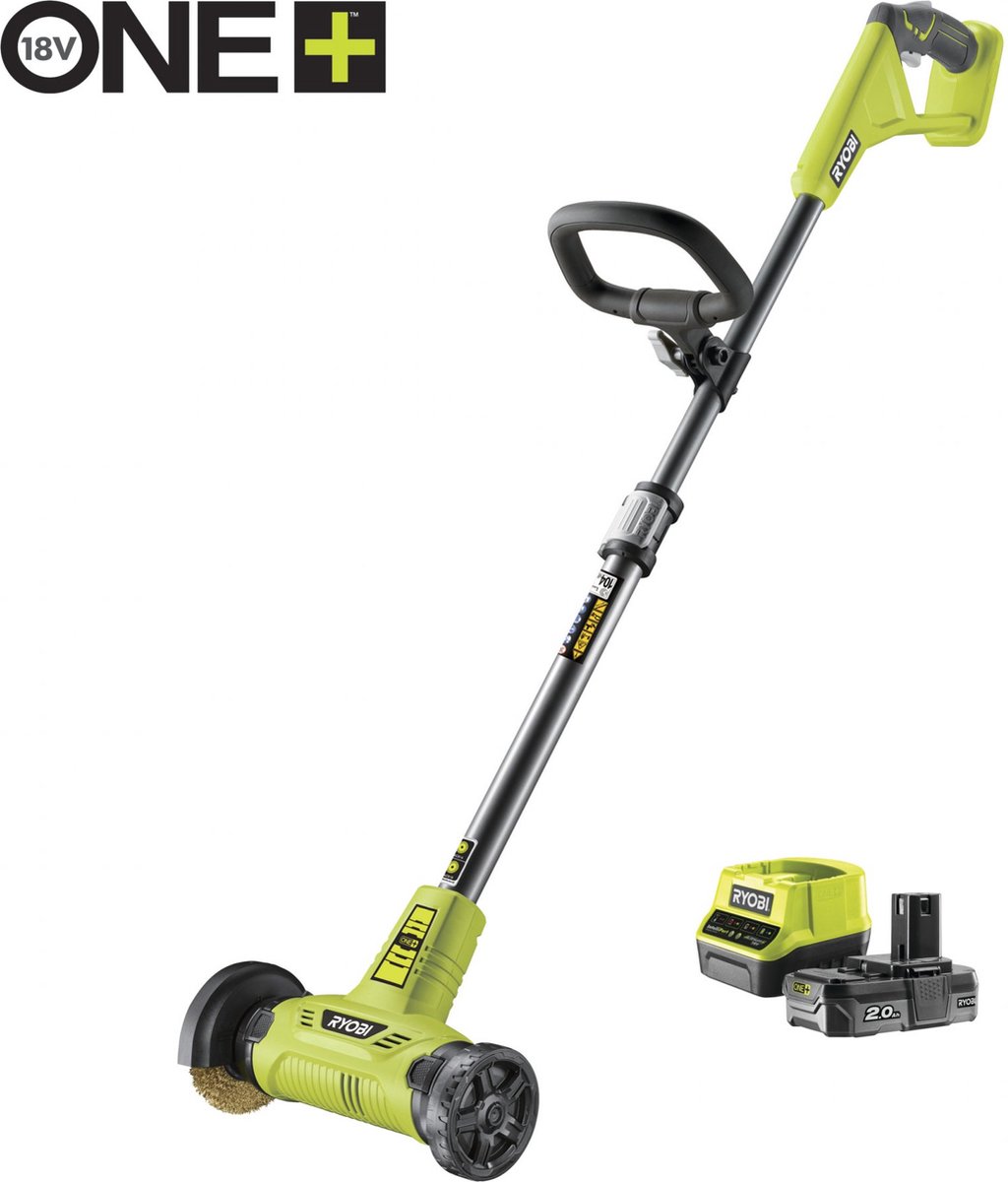 Ryobi RY18PCA-120 One+ 18V Li-Ion accu onkruidborstel set (1x 2.0Ah) - 5133004728