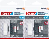 18x Tesa Power Strips pour papier peint / plâtre DIY - Fournitures de bricolage - Ménage - Bandes adhésives / multiprises - Double face - Auto-adhésives - Ruban / bandes / autocollants