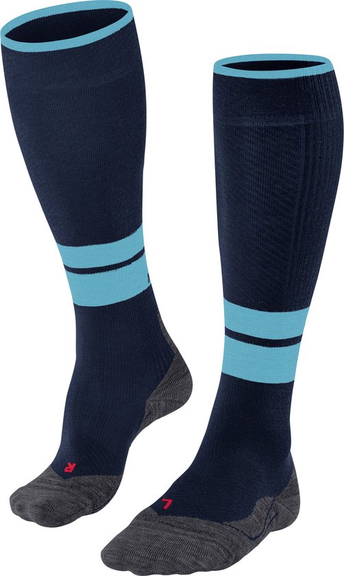 FALKE TK Compression Energy Wandelen compressie anti zweet functioneel garen wol sportsokken heren blauw - Maat 43-46 W3