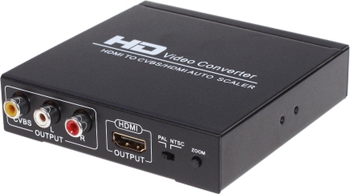 Convertisseur vid o HDMI vers CVBS AV noir bol