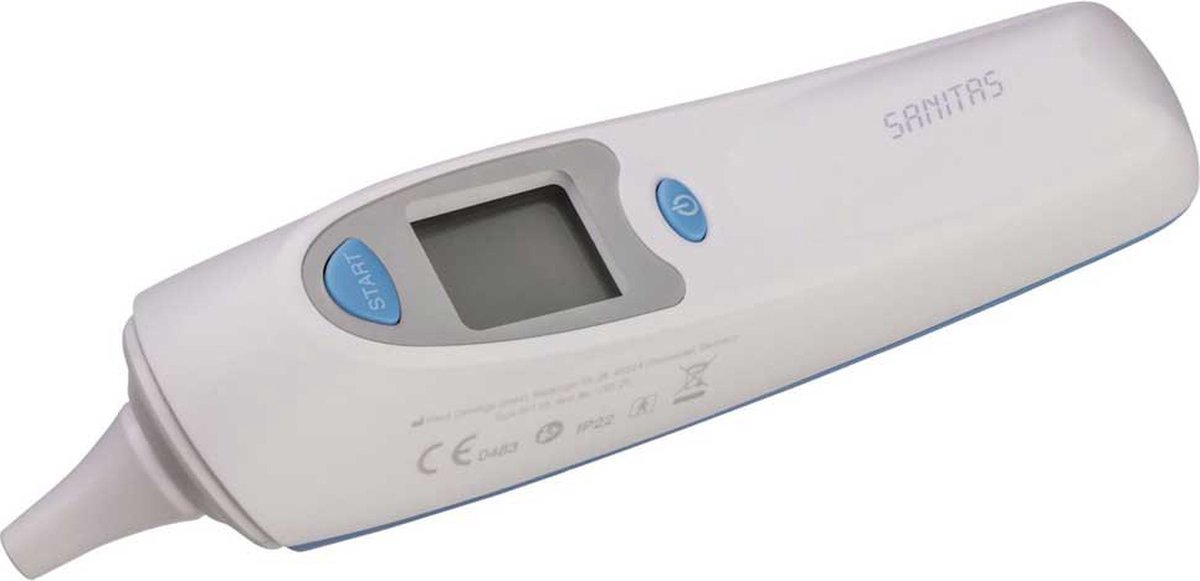 Ein Produkt, das bei jungen Leuten beliebt ist Sanitas SFT 53 Thermometer lichaam -... Infrarood bol - Digitale koortsthermometer - 
