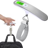 Pèse-valise suspendu numérique jusqu'à 50 kg - Pèse-valise - Pèse-bagages - Pèse-bagages - Écran LCD - Batterie incluse - Verk Group