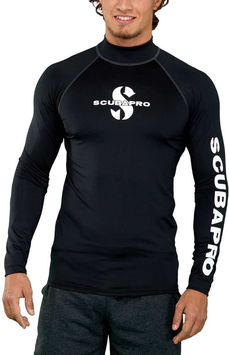 Scubapro Rash Guard heren lang Zwart