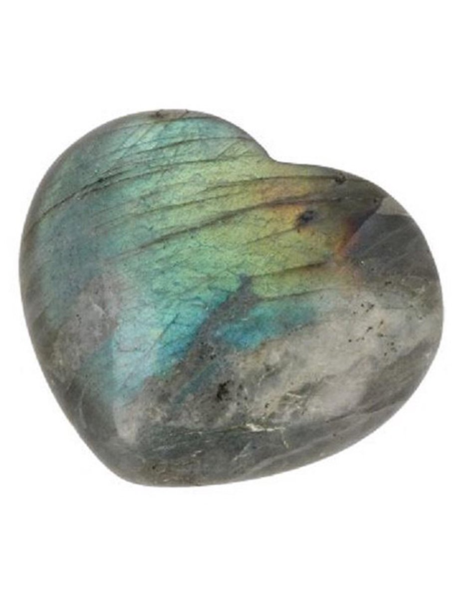 Stones & Bones® - Labradoriet Hart - 40mm