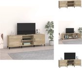 vidaXL TV-Kast - Sonoma Eiken - 150 x 30 x 50 cm - Sterk hout - Voldoende opbergruimte - Kast