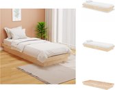 vidaXL Houten Bedframe - Grenenhout - 194 x 78.5 x 21 cm - 75 x 190 cm (2FT6 Small Single) - Montage vereist - Bed