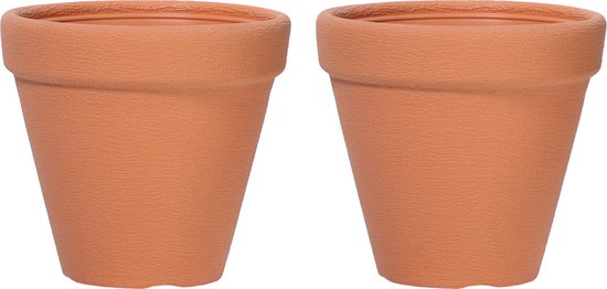 Bloempot, aardewerk, terracotta kleur, 25 cm online kopen?| Dille