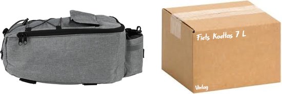 Fietstas - Koeltas - 7 Liter - Flessenhouder - Klittenband - Polyester van Fietstas — afbeelding 5
