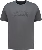 Ballin Amsterdam - Heren Loose Fit T-shirts Crewneck SS - Antra - Maat S