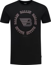 Ballin Amsterdam - Heren Regular fit T-shirts Crewneck SS - Black - Maat L