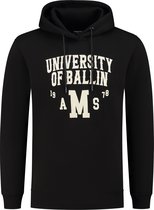 Ballin Amsterdam - Heren Regular fit Sweaters Hoodie LS - Black - Maat XS