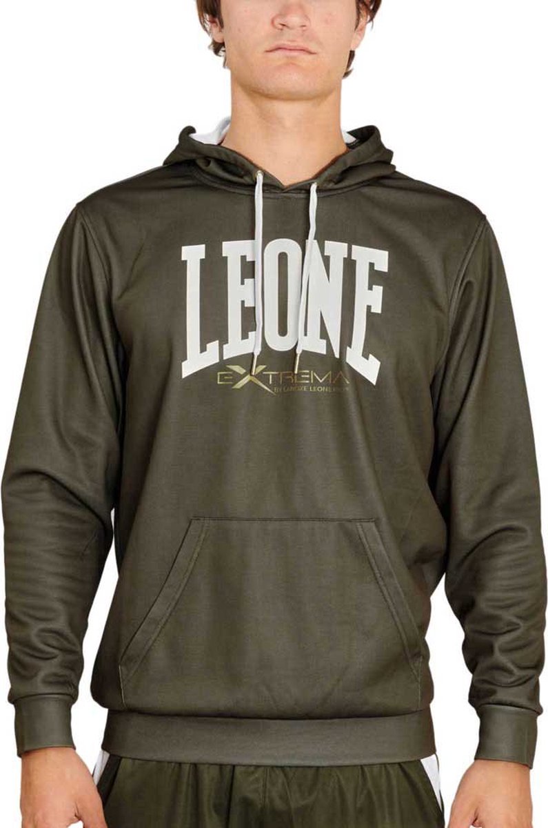 Leone1947 Logo Capuchon Groen XL Man