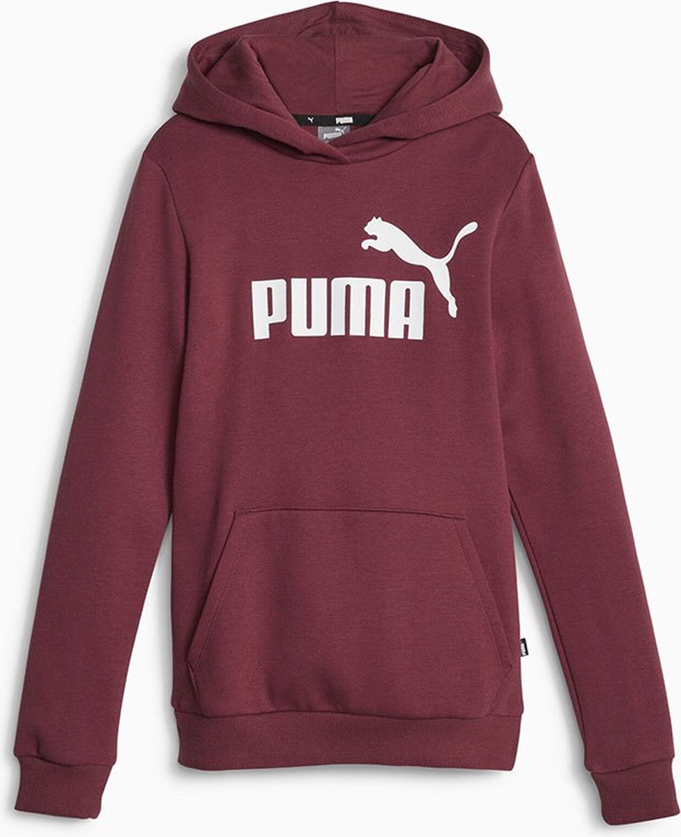 Puma Ess Logo Fl G Capuchon 9-10 Years Meisje Dark Jasper