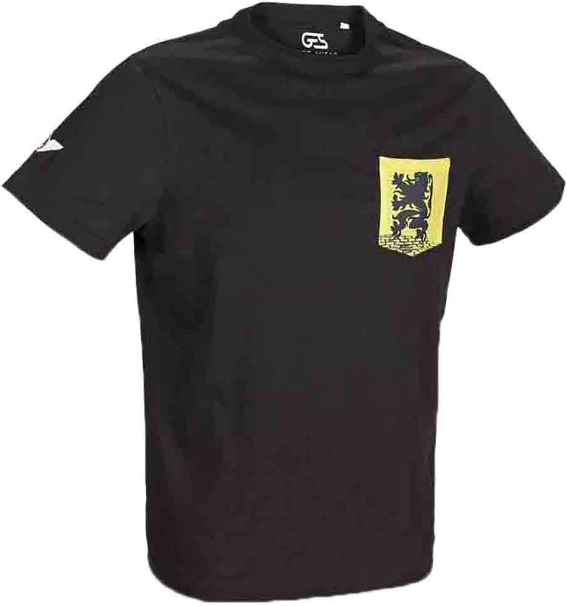 Ges Flandres T-shirt Met Korte Mouwen Man Zwart