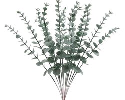 WiseGoods Luxe Eucalyptus Plant Kunsttakken - Kunst Tak - Takken Woondecoratie - Decoratie - Kunstplant - Kunstplanten - 38CM 12st