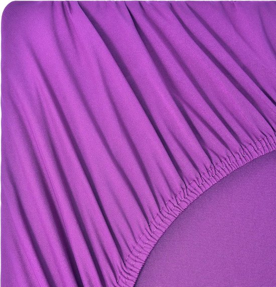 Janine Lenzuolo Con Angoli Jersey Makò 100% Cotone, Denimblu 62, 90x190 100x200 Cm