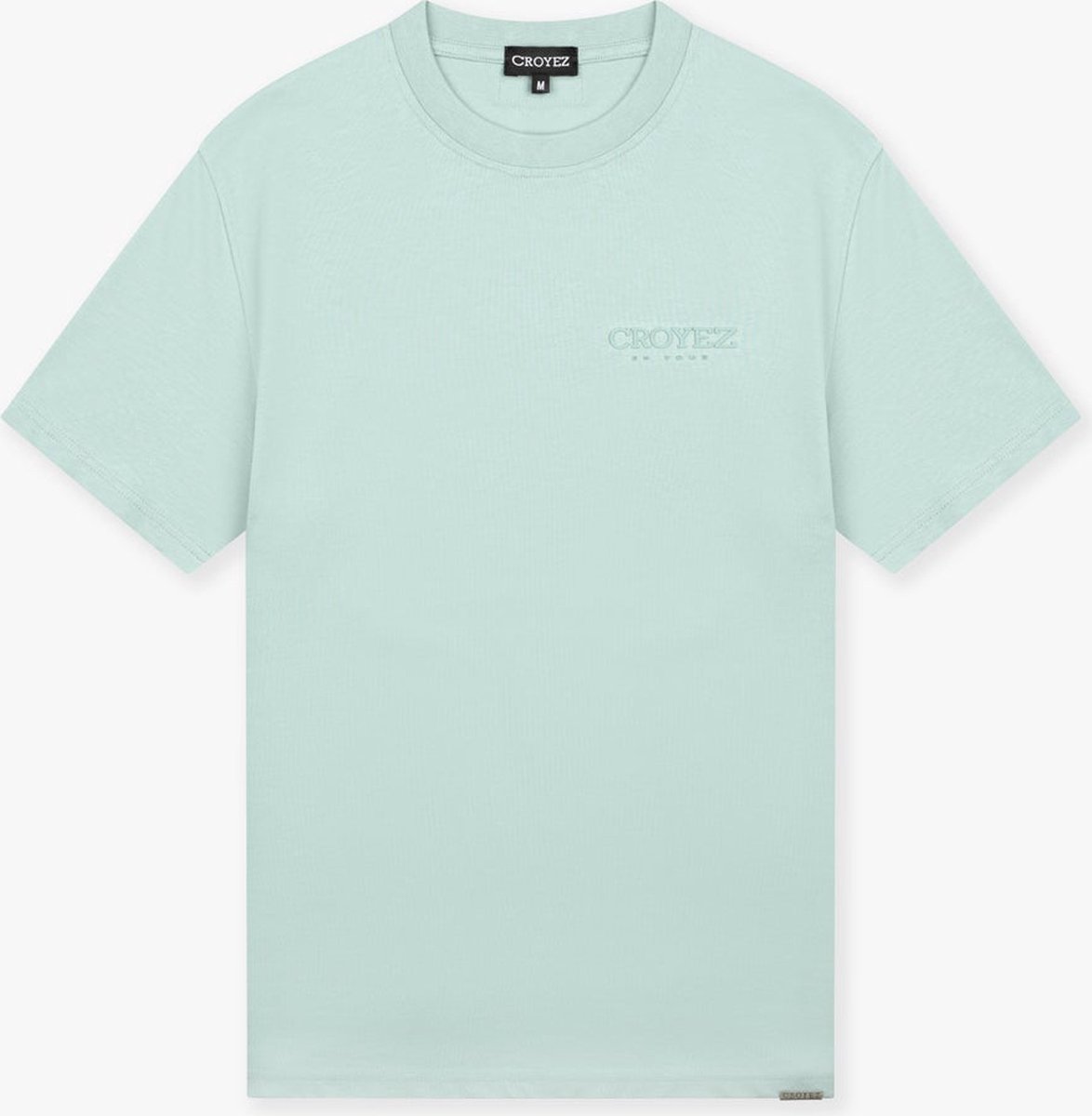 Croyez Abstract T-shirt | Regular Fit | Licht blauw | Heren